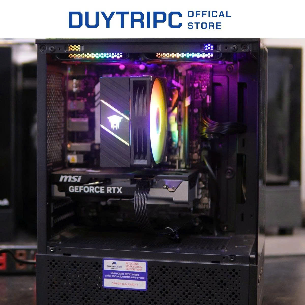 PC Gaming i3-12100F H610 RAM 16GB GTX 1660 Super 6GB SSD M.2 256GB Nguồn 650W
